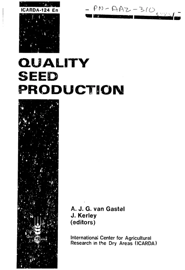Quality seed production
