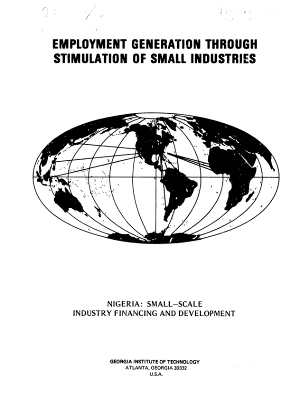Nigeria : small-scale industry financing and development