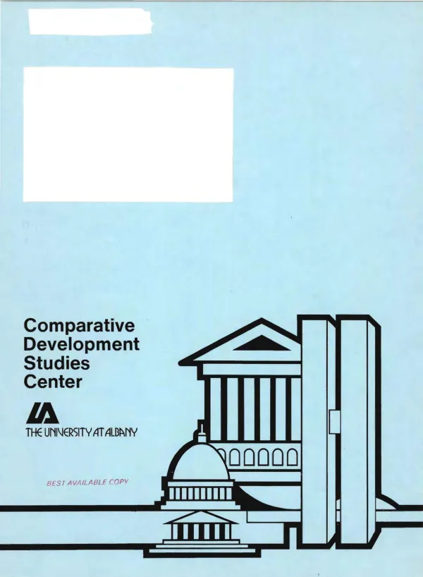 SUNYA/AID legislative development program 1971-1978, reflections and analysis : a final report to AID