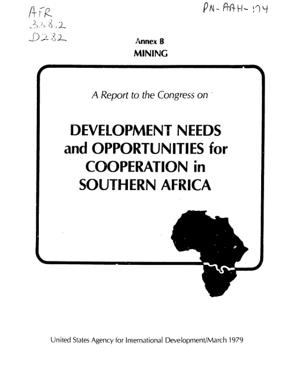 MINING IN THE SOUTHERN AFRICA REGION