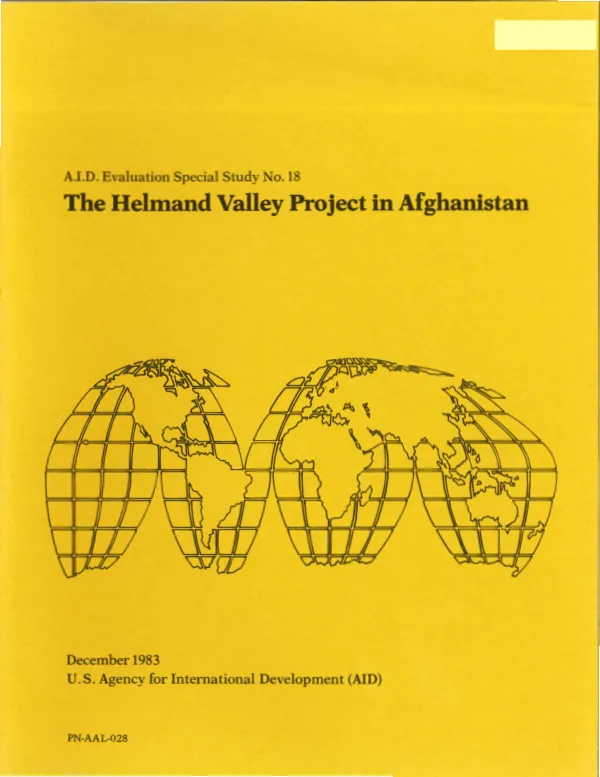 The Helmand Valley project in Afghanistan