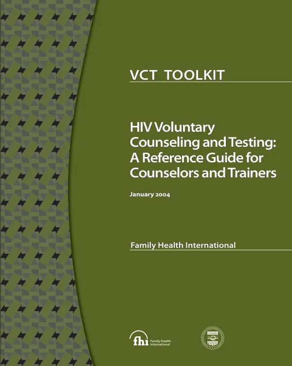 HIV voluntary counseling and testing : a reference guide for counselors and trainers