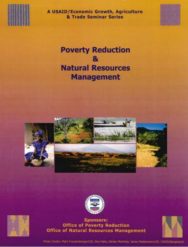 Poverty reduction & natural resources management
