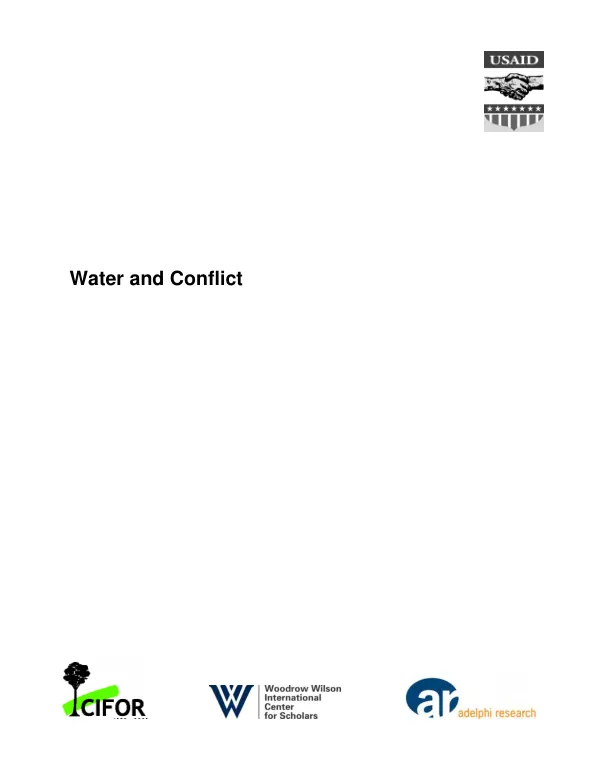 Water and conflict