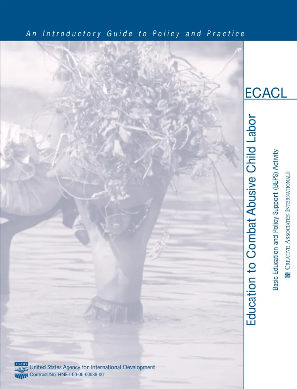 Education to combat abusive child labor : an introductory guide to policy and practice