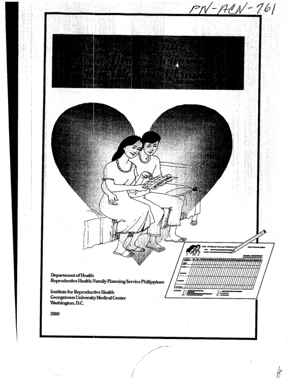 Reference manual on the mucus method of natural family planning : supplement to service provider training
