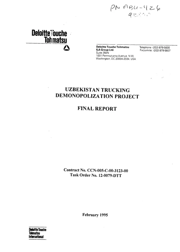Municipality of Guatemala : design of an urban environmental management system (EMS) for the industrial sector of Guatemala City, phase I, 11 Dec 2000