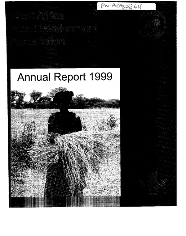 WARDA (West Africa Development Association) annual report 1999
