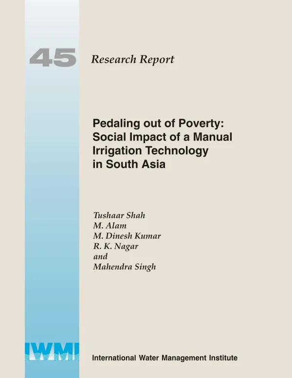 Pedaling out of poverty : social impact of a manual irrigation technology in South Asia