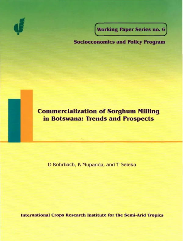 Commercialization of sorghum milling in Botswana : trends and prospects