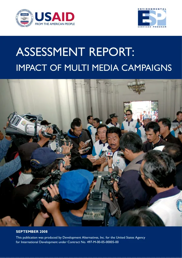 Assessment report : impact of multi media campaigns