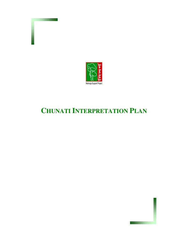 Chunati interpretation plan