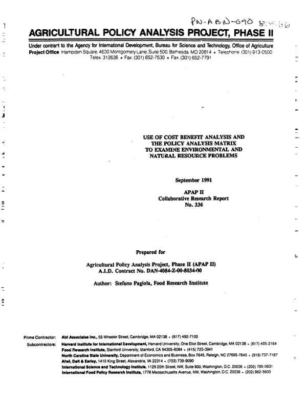 External end-of-project evaluation : urban agriculture program for HIV/AIDS affected women and children -- final report