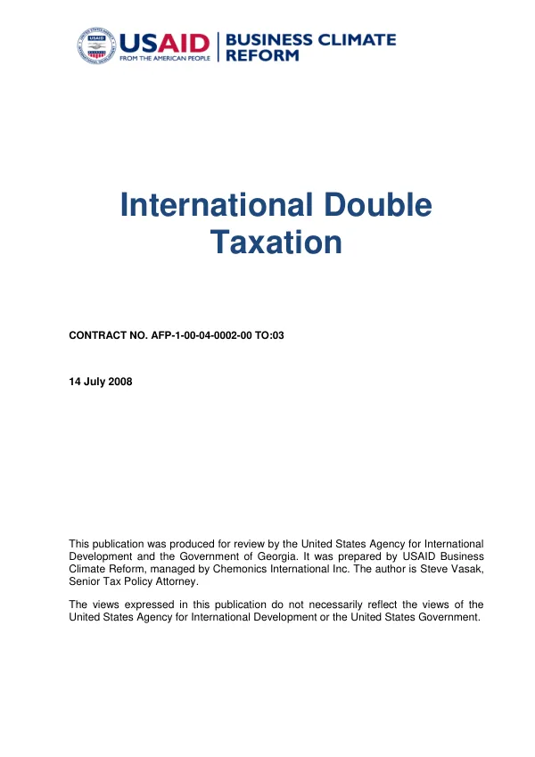 International double taxation