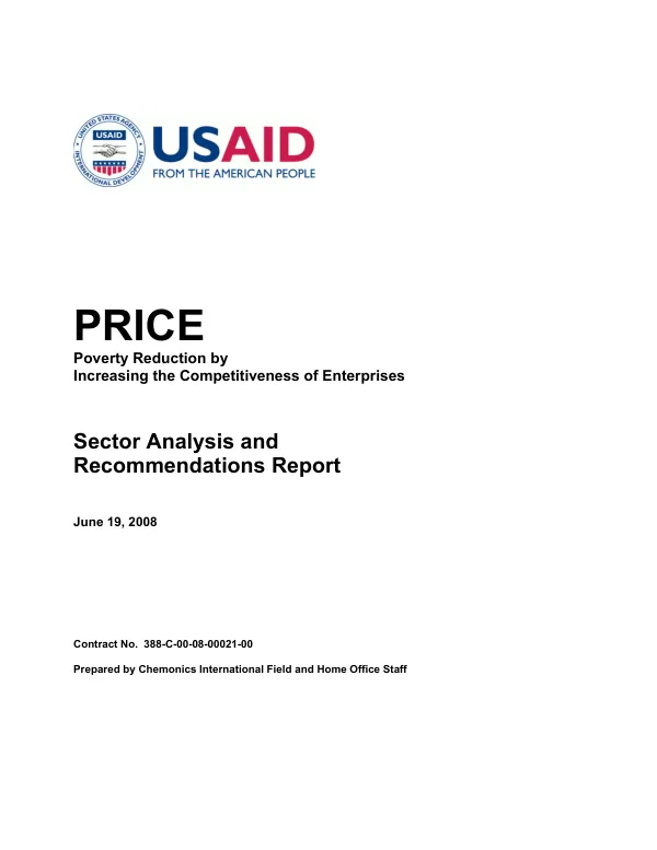 Sector analysis and recommendations report