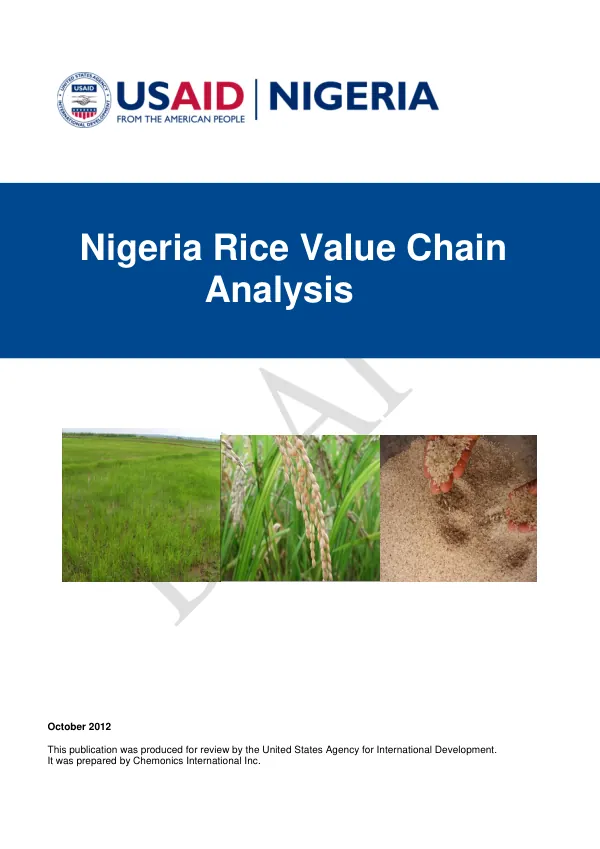 USAID agribusiness project : performance monitoring plan
