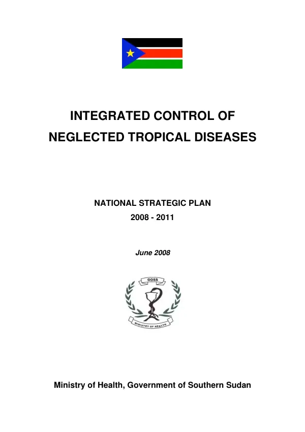 Integrated control of neglected tropical diseases : national strategic plan 2008-2011