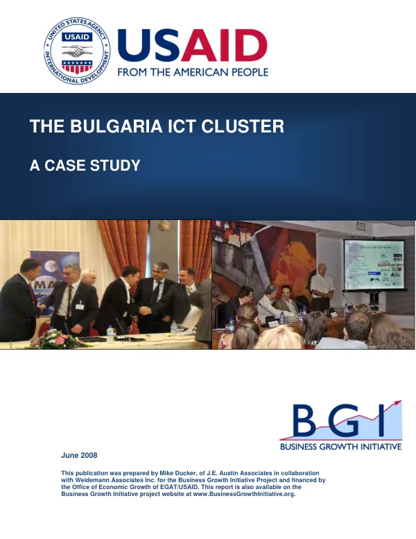 The Bulgaria ICT cluster : a case study
