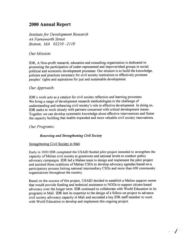 PASA (participating agency service agreement) between the Agency for International Development and Department of Interior/National Park Service