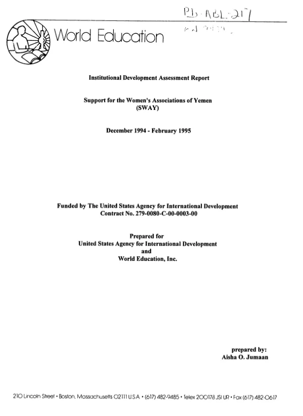 AID cooperative agreement no. 306-0211-A-00-1226-00 with the International Rescue Committee to implement the diversified farming/model farms project in Afghanistan
