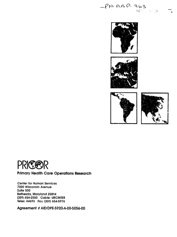 Acute lower respiratory infection : a review of experience in four countries