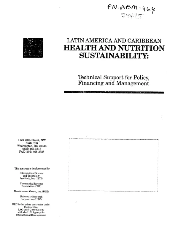 Costa Rican social security fund"s alternative models : a case study of the cooperative-based, Coopesalud Pavas Clinic