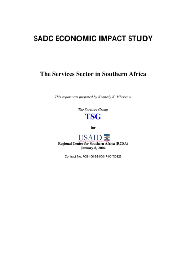 AID cooperative agreement no. PDC-0284-A-00-1123-00 with the International Eye Foundation (IEF) to support a Vitamin A and child survival project in the Lower Shire Valley of Malawi