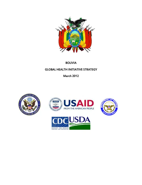 Bolivia global health initiative strategy