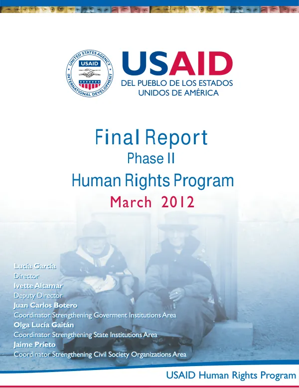Final report : phase II -- human rights program