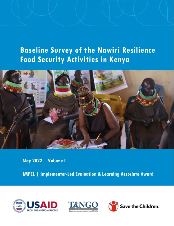 Baseline Survey of the Nawiri Resilience Food Security Activities in Kenya- Volume I