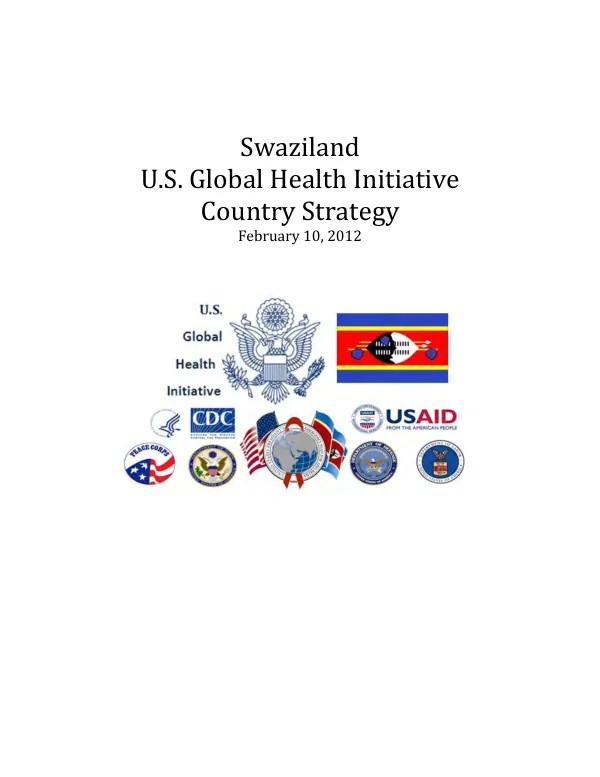 Swaziland U.S. global health initiative country strategy