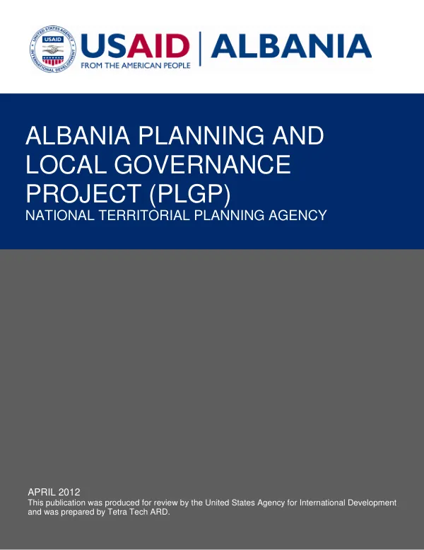 National Territorial Planning Agency Action Plan