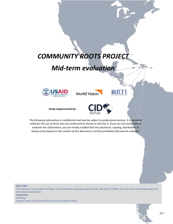 Community Roots Project Midterm Evaluation Report