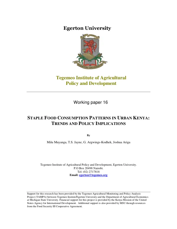 Snapshot Assessment of Availability of MCH Commodities in Bauchi and Sokoto States of Nigeria