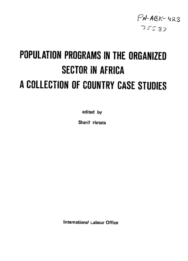 Financial services and environmental health : household credit for water and sanitation