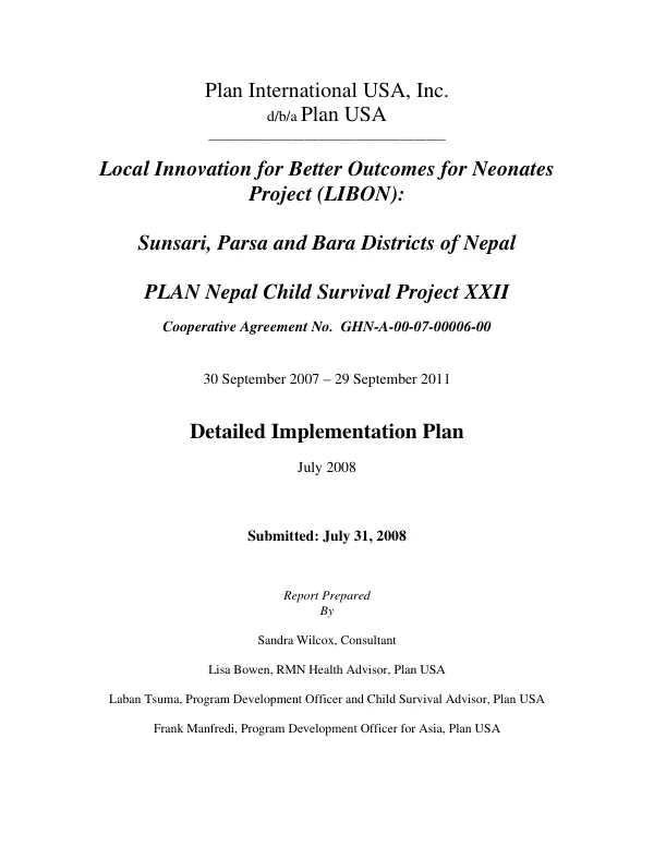 Audit of USAID/Zimbabwe"s management of cash advances to recipient organizations