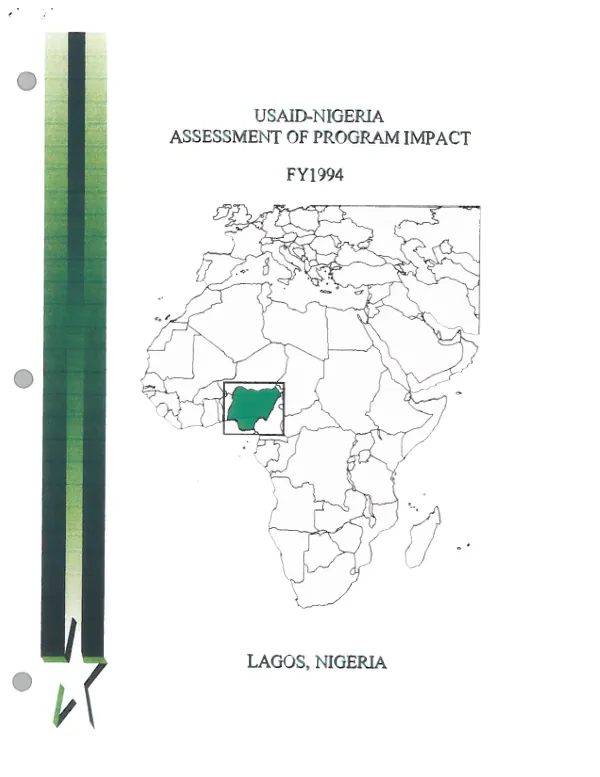 USAID-Nigeria assessment of program impact FY1994