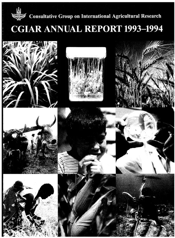 Annual report 1993-1994 : Consultative Group on International Agricultural Research