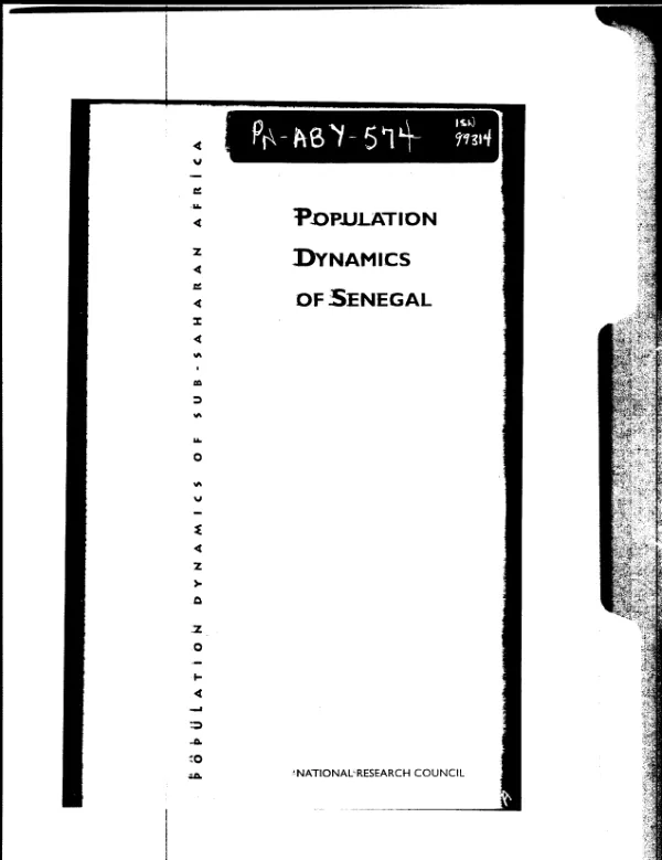 Population dynamics of Senegal