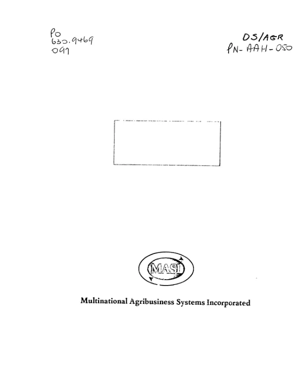 Kenya Trypanosomiasis Research Institute (KETRI) : strategic plan for KETRI -- 1989-2000