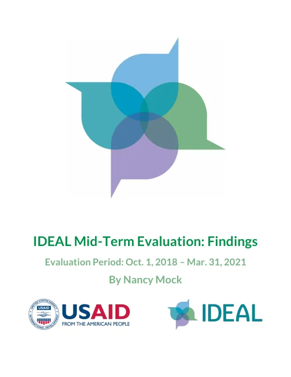 IDEAL Mid-Term Evaluation: Findings