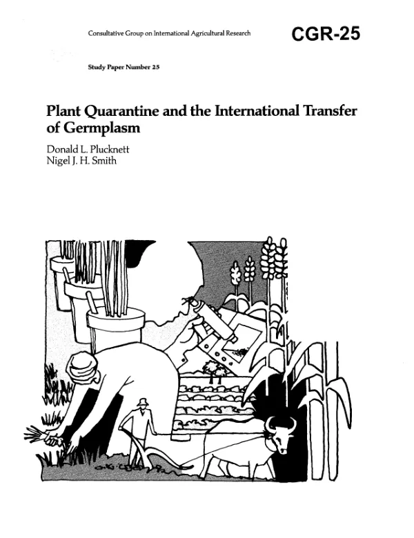 Plant quarantine and the international transfer of germplasm