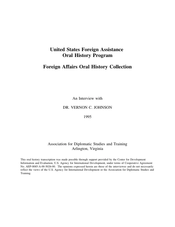 Evaluation of the use and socio-economic profitability of imported commodities under the Madagascar agricultural rehabilitation support project-Dec. 23, 1987