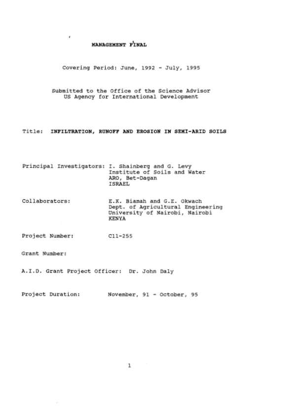 Development of the Ivory Coast"s national seed industry : report of the ICD mission