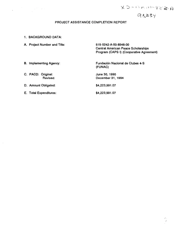 Agricultural research and extension (669-0135) : second evaluation