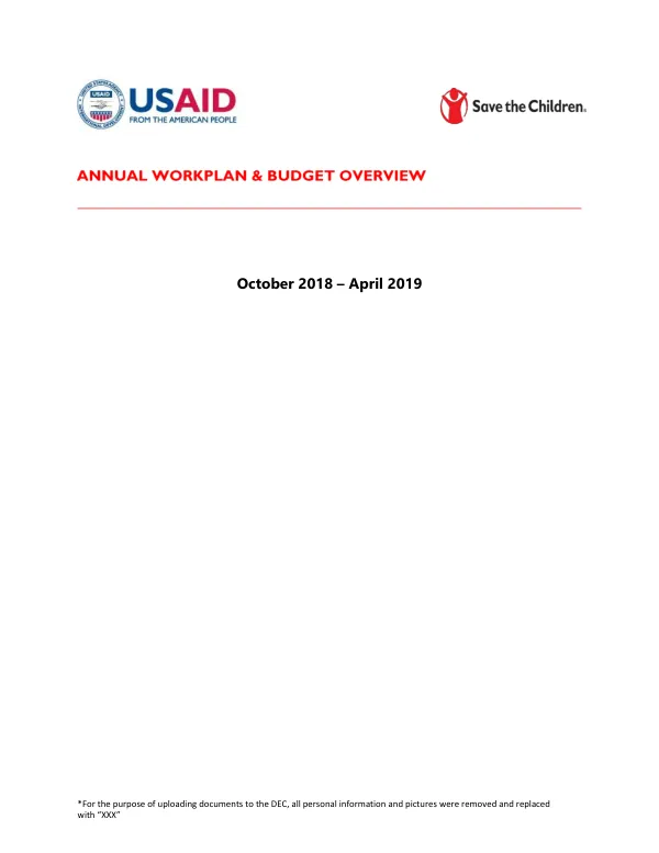 Recommendations for future project direction : USAID/GOUV rural water supply project