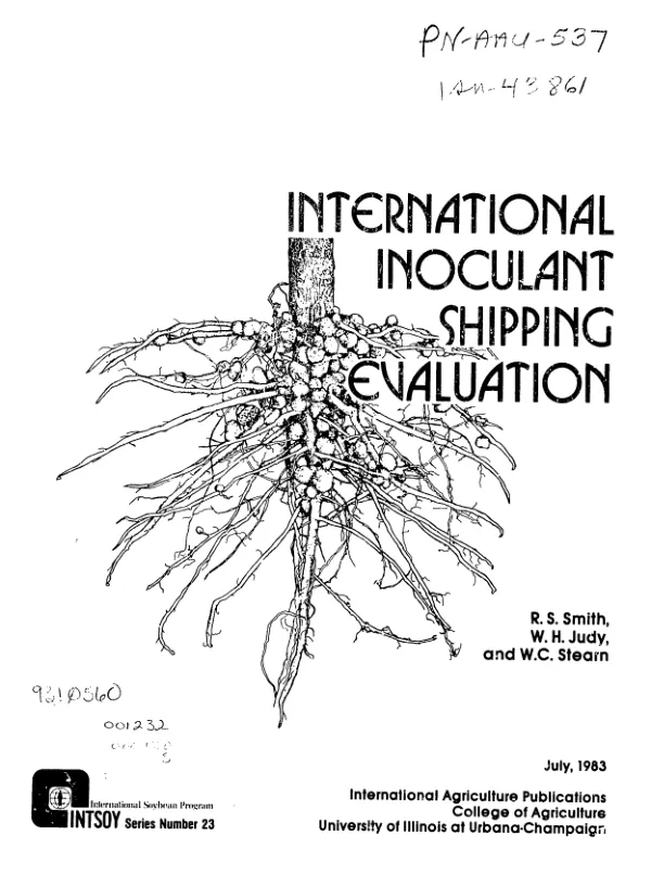 International inoculant shipping evaluation