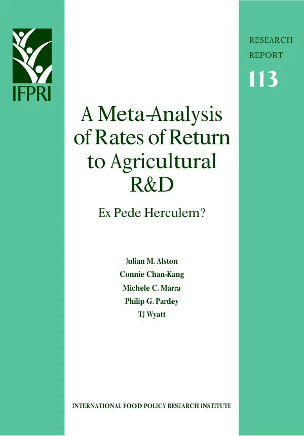 Meta-analysis of rates of return to agricultural R&D : ex pede Herculem?