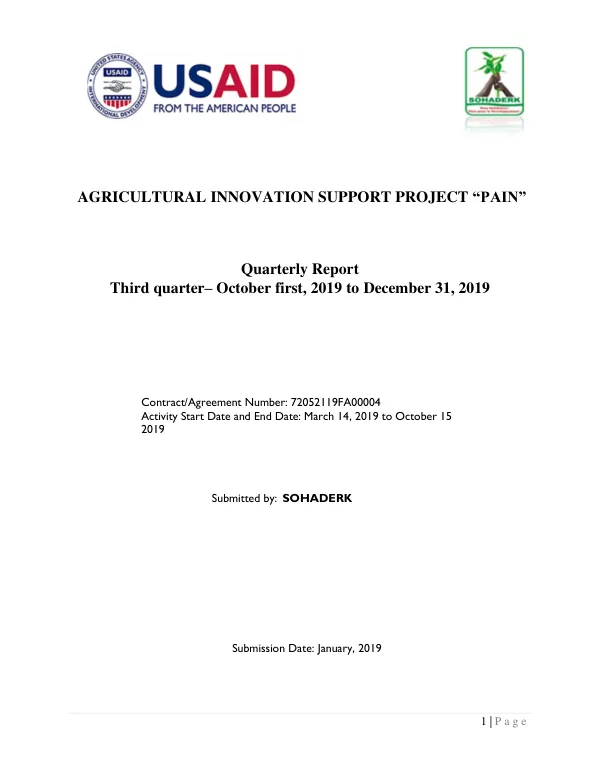 Quarterly Report
