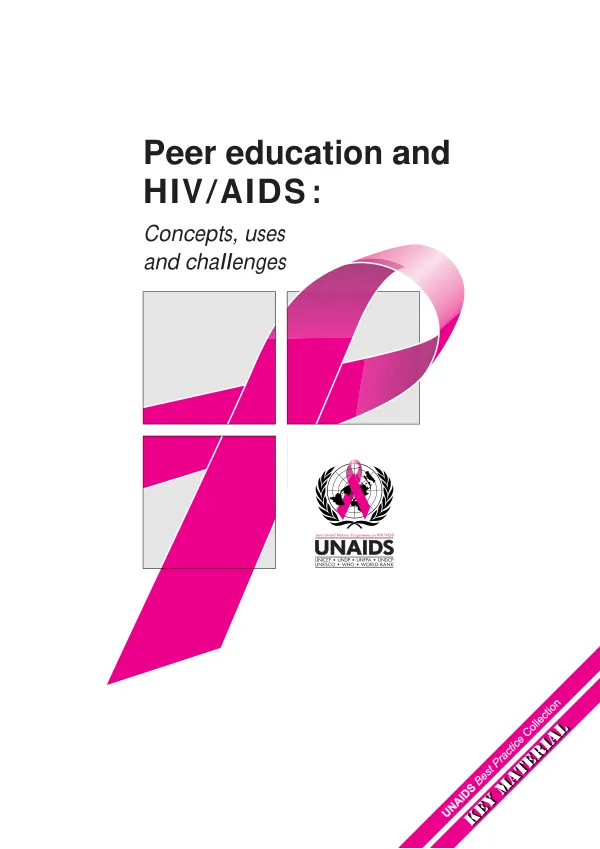 Peer education and HIV/AIDS : concepts, uses and challenges